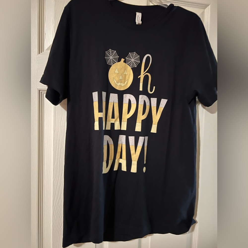 Disney Halloween Fall Oh Happy Dat shirt Women’s Large